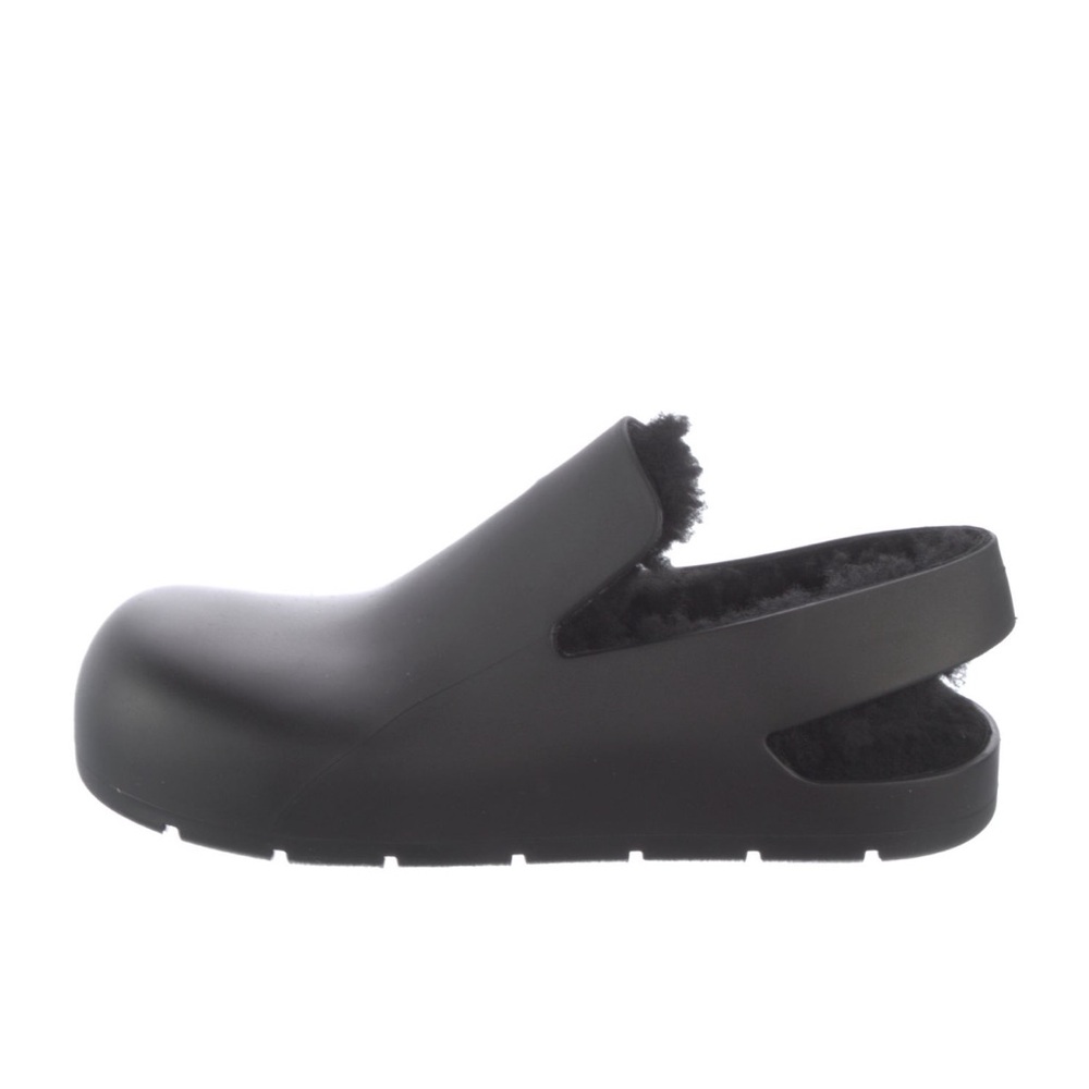 Bottega Veneta Shearling Lined Puddle Clogs